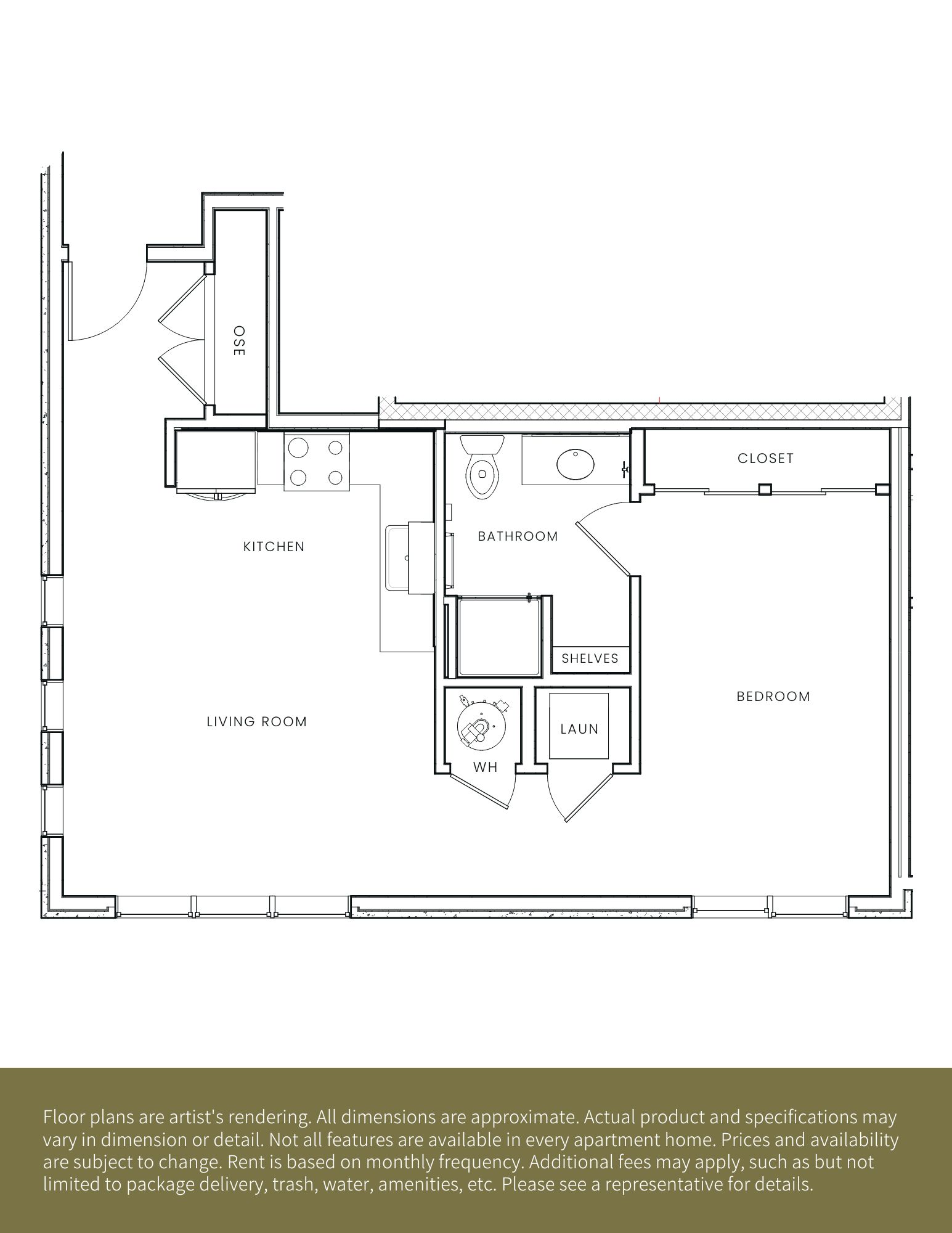 Floor plan layout diagram for S2.2
